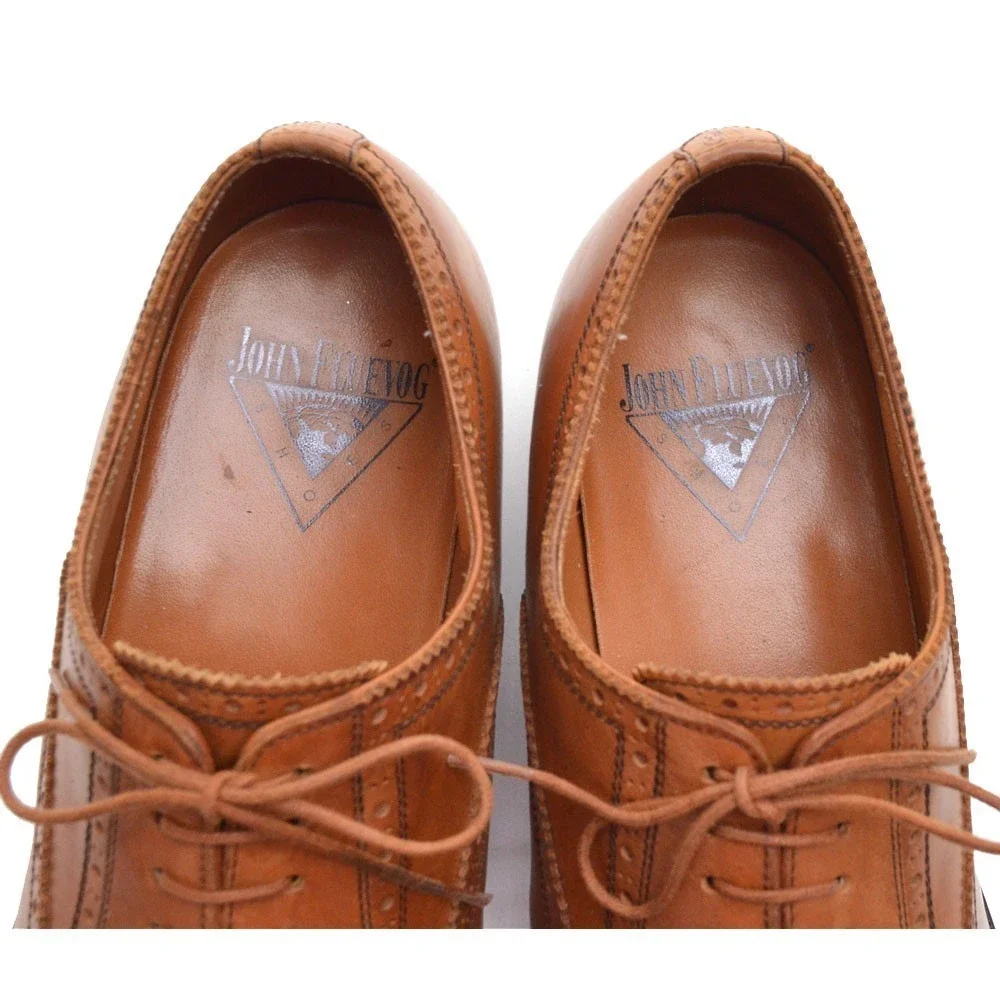 Men John Fluevog Brandenburg Brogue Cap Toe Oxfords 8.5